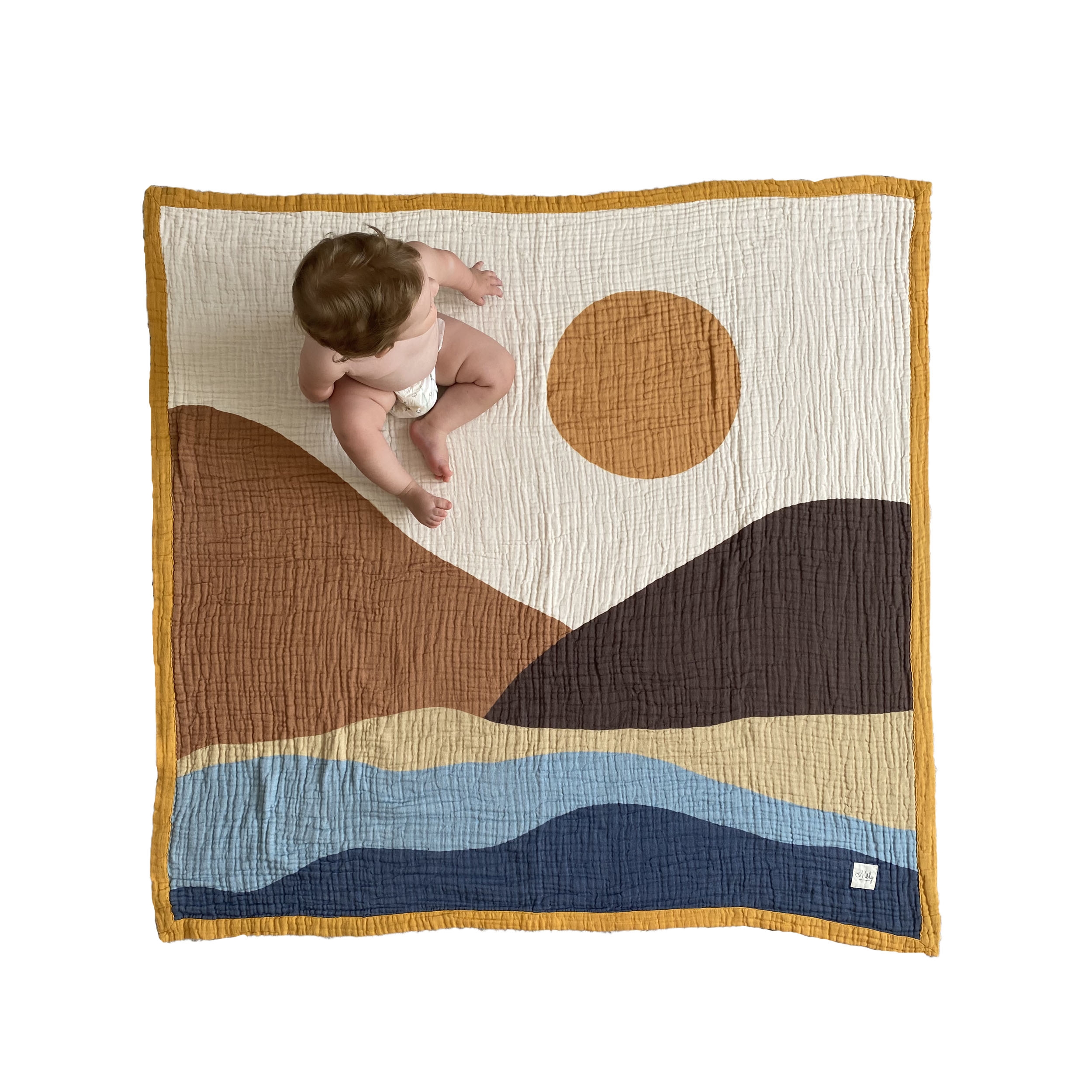 Sunset Muslin Quilt