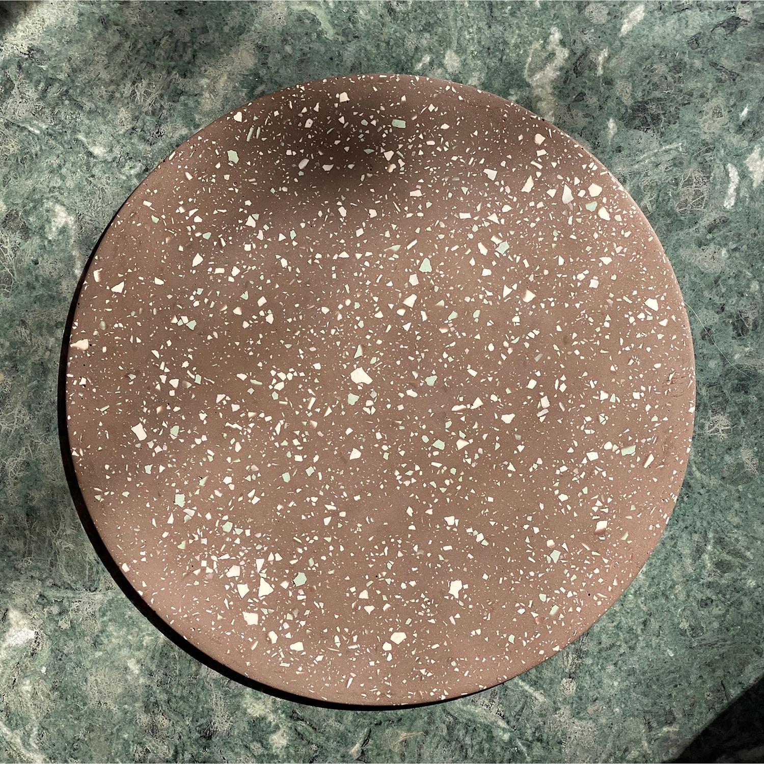 Cocoa Terrazzo Serving Platter