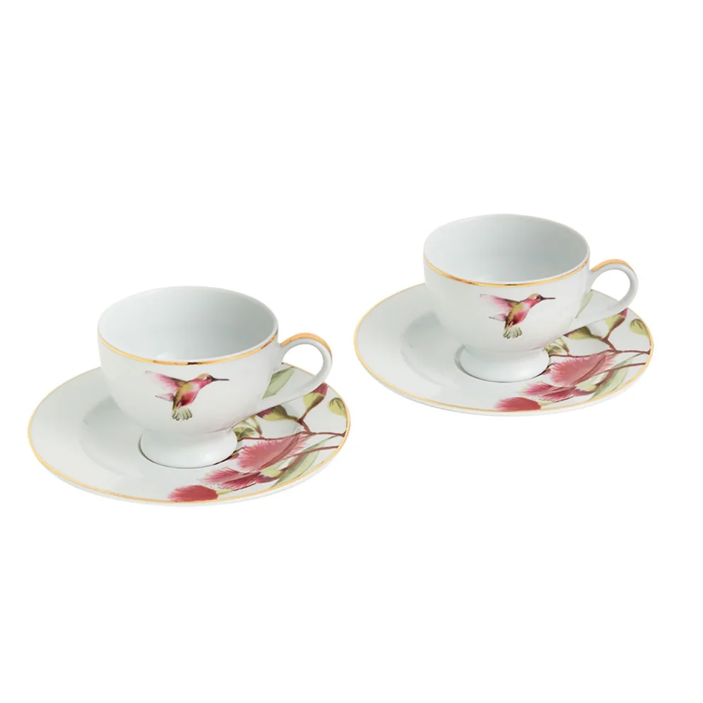 The Grade Studio - Floral Collection Tea Cup Set Of 2