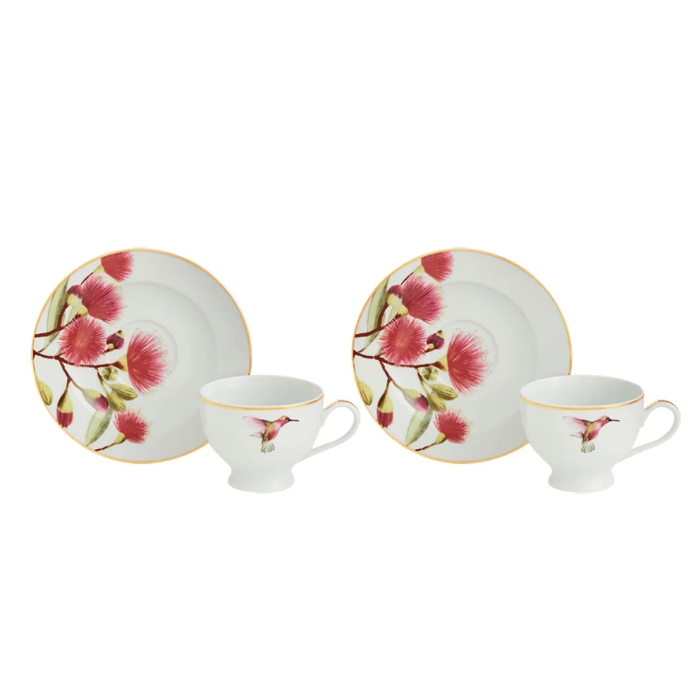 The Grade Studio - Floral Collection Tea Cup Set Of 2