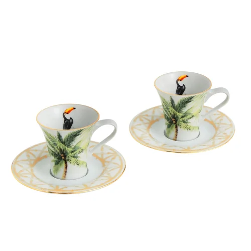 The Grade Studio - Palm Collection Espresso Cup Set Of 2