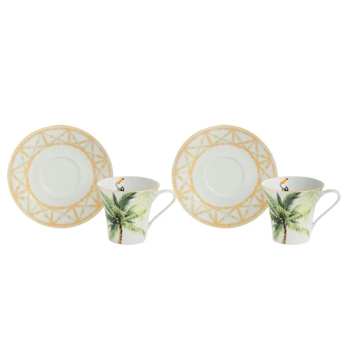 The Grade Studio - Palm Collection Tea Cup Set Of 2