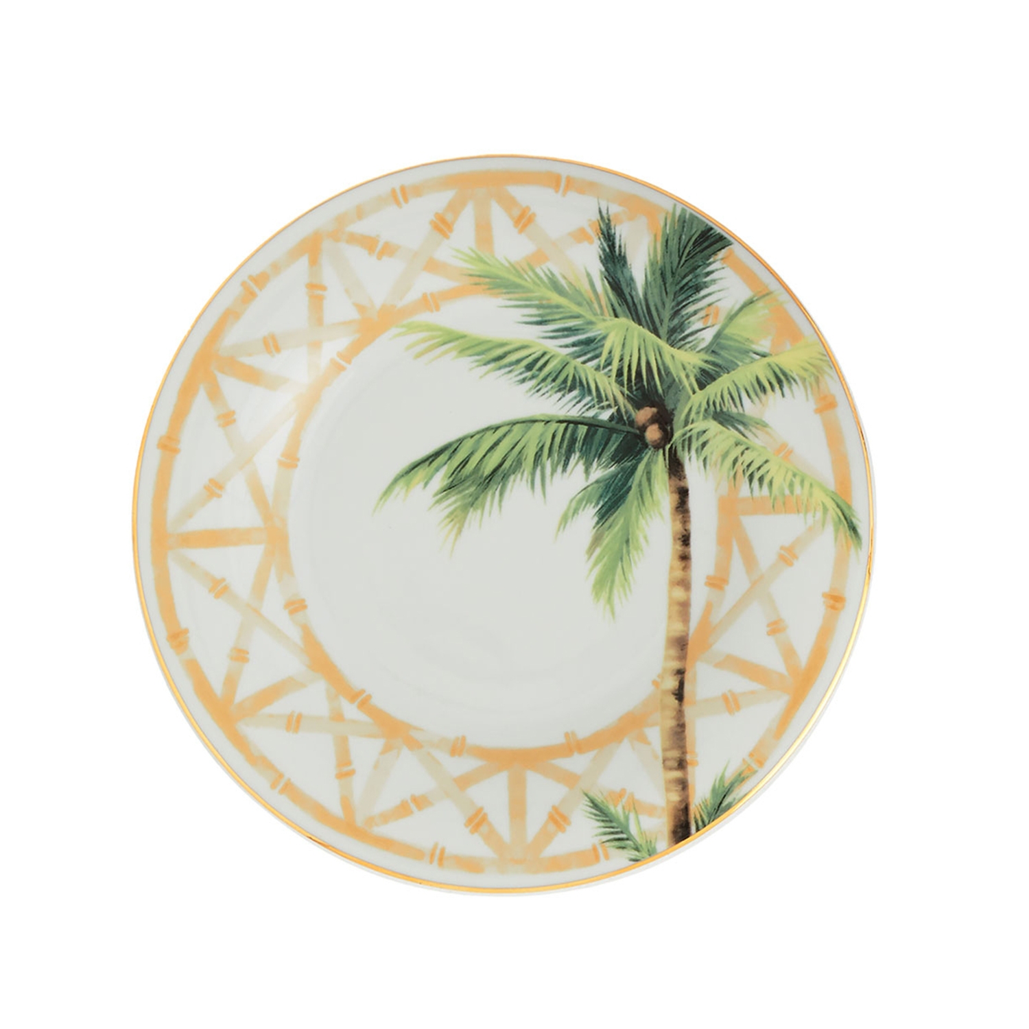 Palm Collection Plate Set Of 2