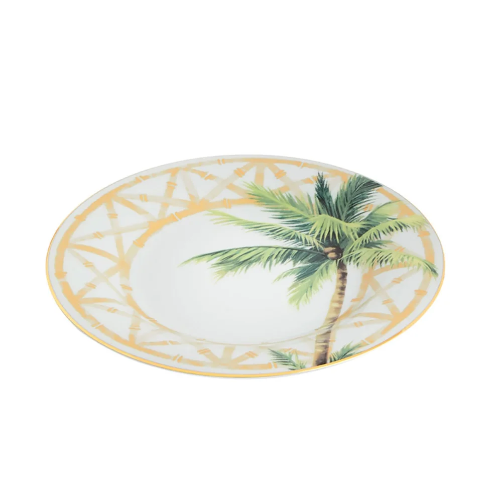 The Grade Studio - Palm Collection Plate Set Of 2