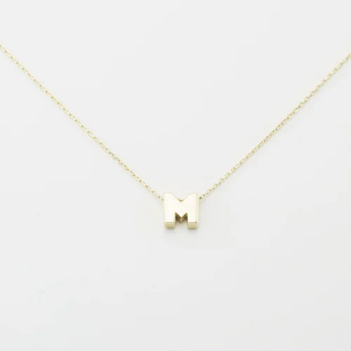 Cult & Glint - Small Letter M Necklace