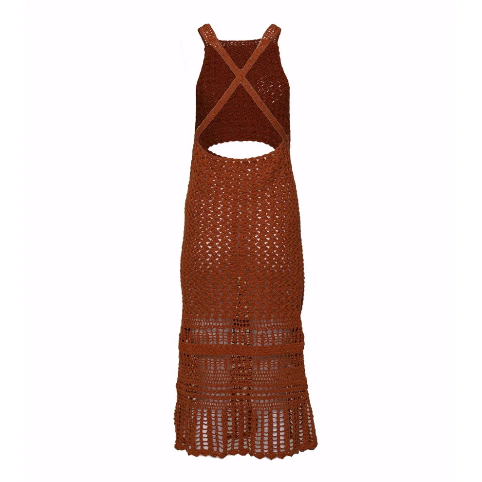 Honest The Label - Mentari Crochet Dress