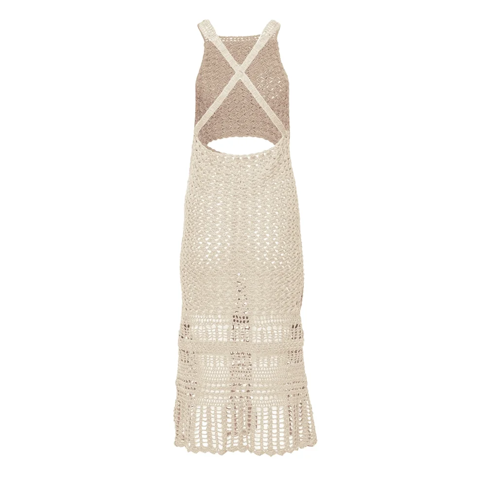 Honest The Label - Mentari Crochet Dress