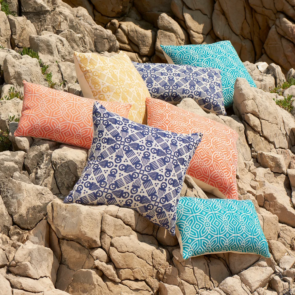 3rd Culture - Coral Fawahodie Cushion Cover