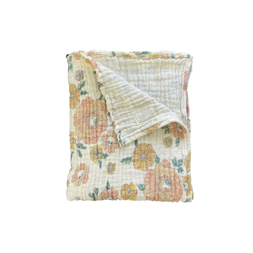 Magical Moly - Organic Boho Skull Muslin Swaddle