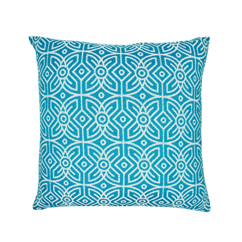 3rd Culture - Turquoise Fawahodie Cushion Cover