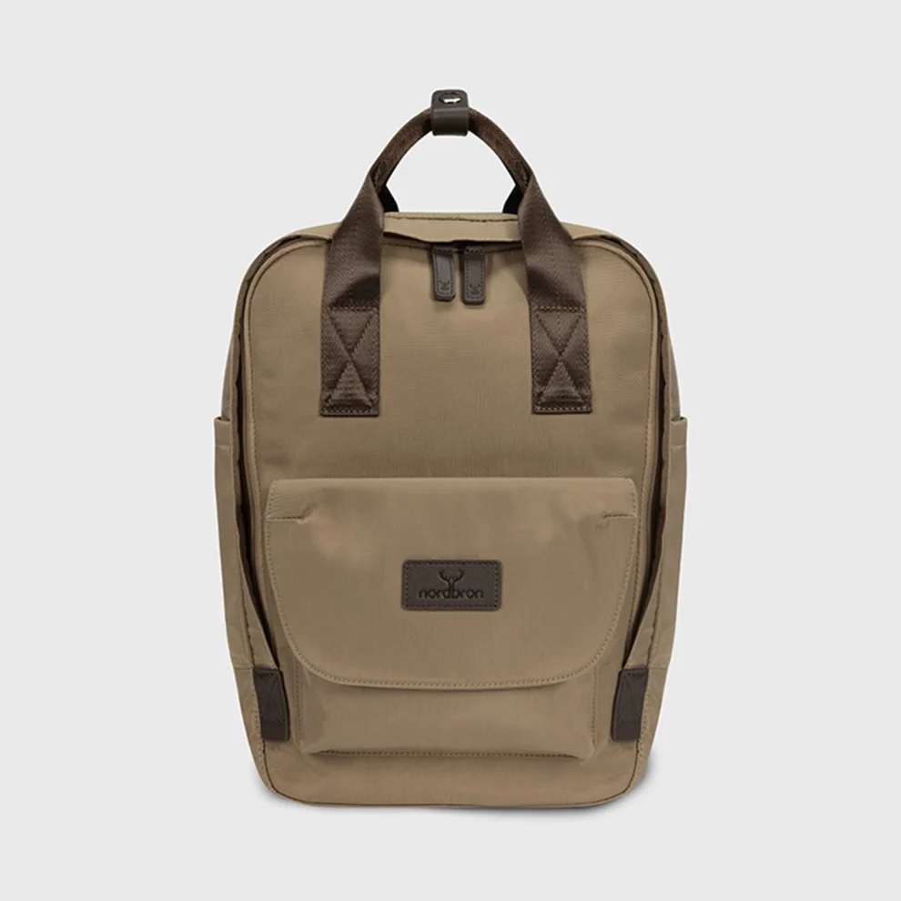 Nordbron - Lucerne Padded Backpack With Laptop Compartment Brown | hipicon