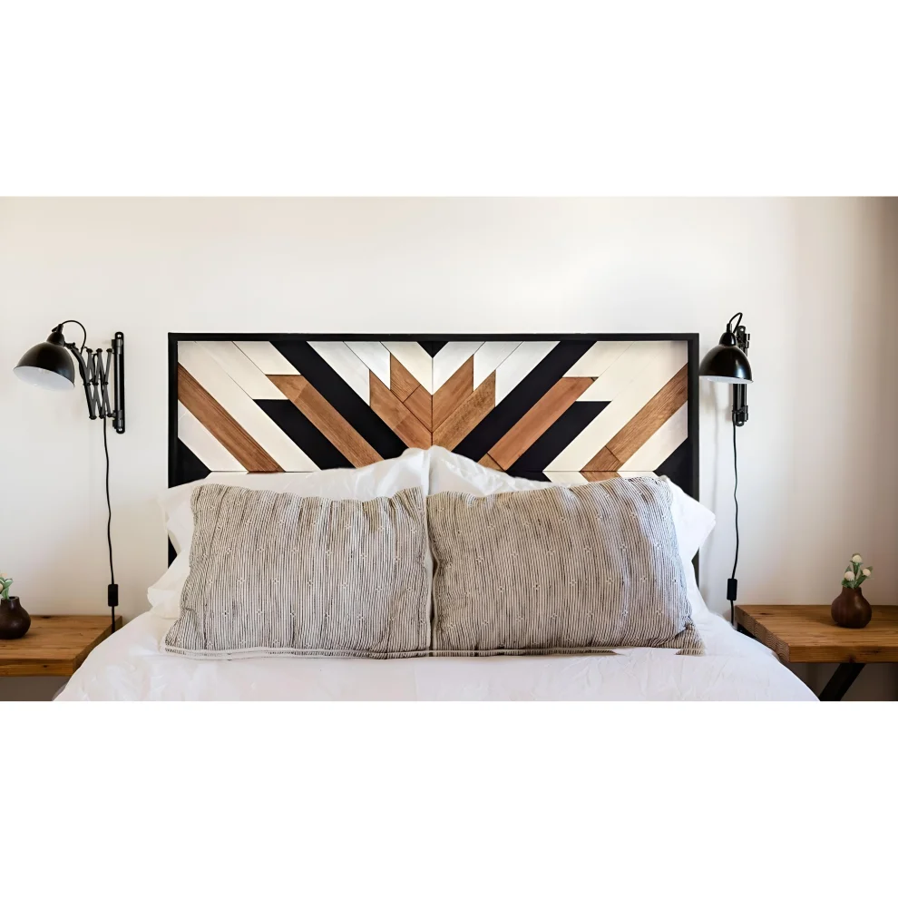 PostOtto - Maya Double Wooden Bed/ Platform Headboard