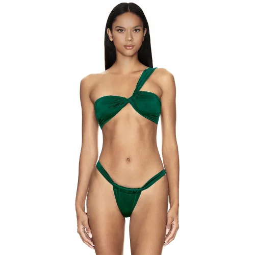 Esotte - Lita Asimetrik Büzgülü Bikini Takımı