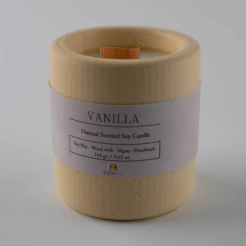 Tara Design - Vanilla Soy Wax Candle