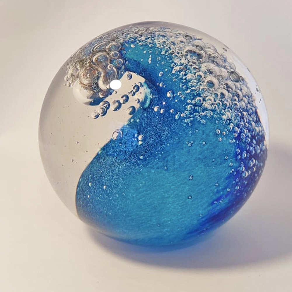 Ocean Wave Paper Weight/ Book Stopper