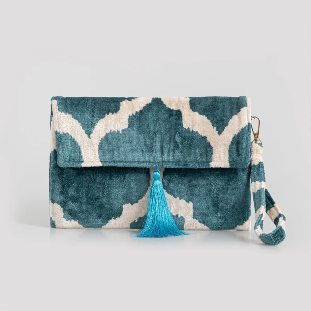 La Casa Antica - Silk Velvet Clutch Bag - Il