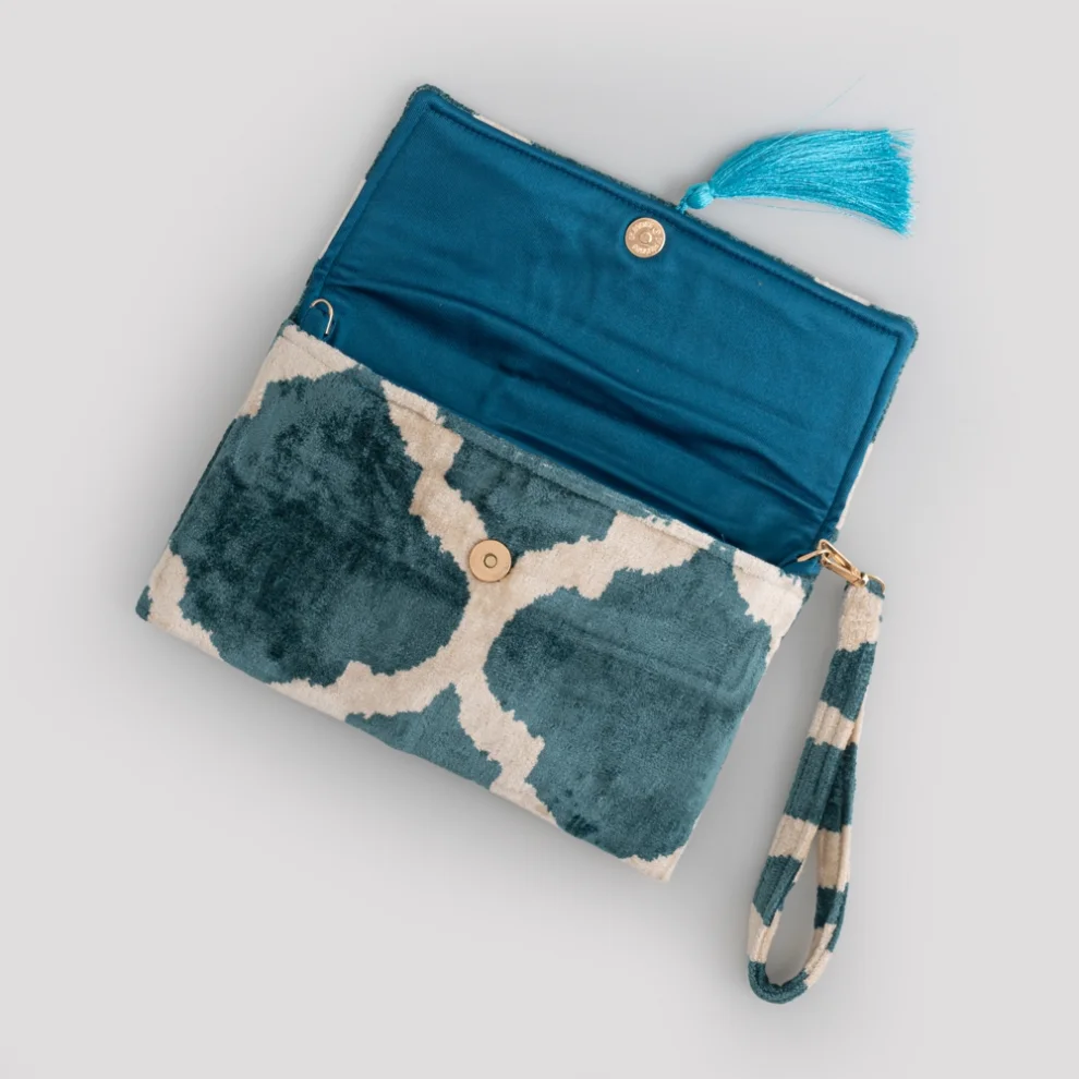 La Casa Antica - Silk Velvet Clutch Bag - Il