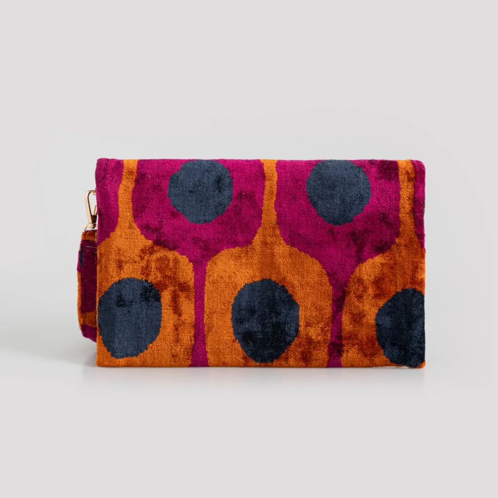 La Casa Antica - Silk Velvet Clutch Bag -ıv