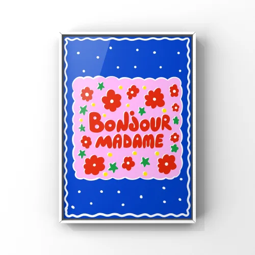 Hello Melody - Bonjour Madame Print