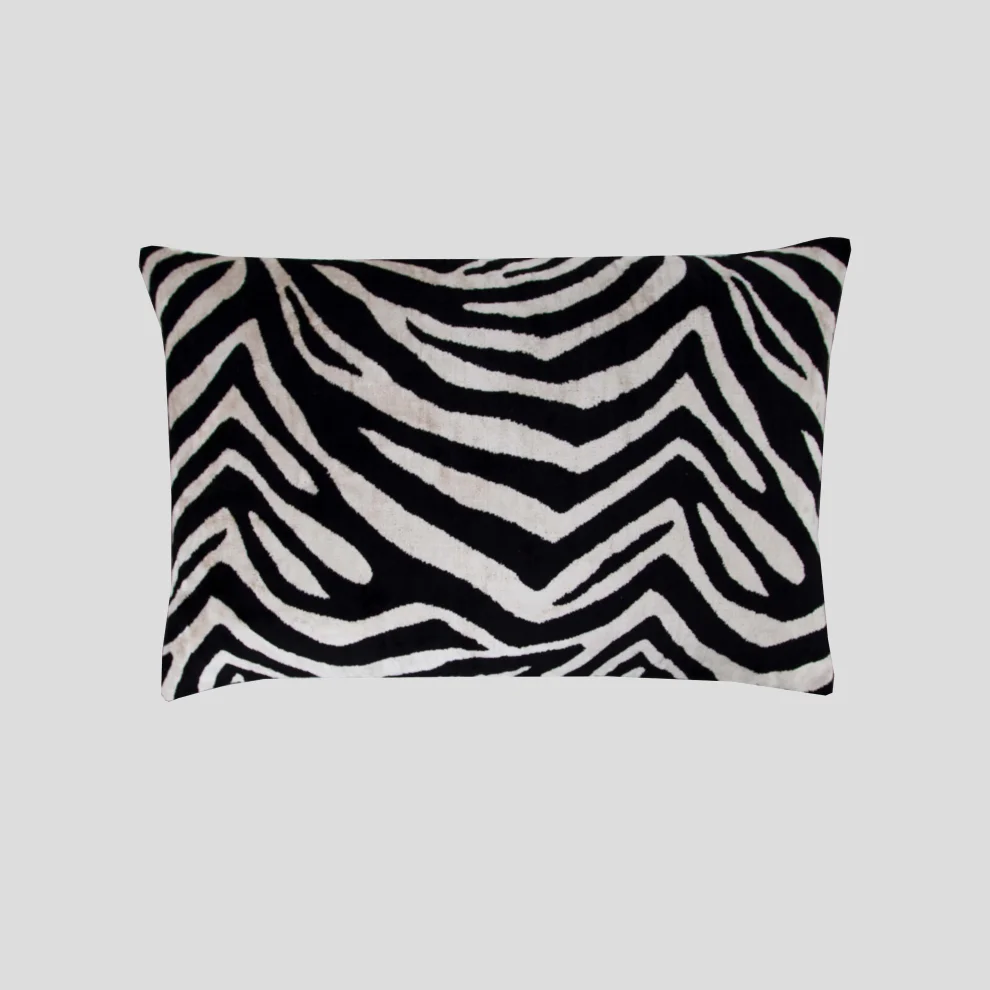 Black 2024 ikat pillow