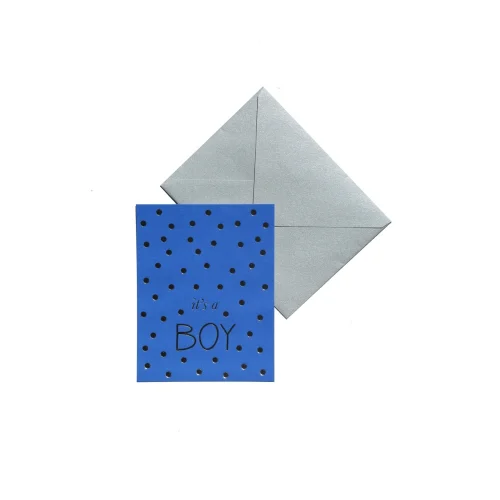 30 Kağıt İşleri - It's A Boy Greeting Card
