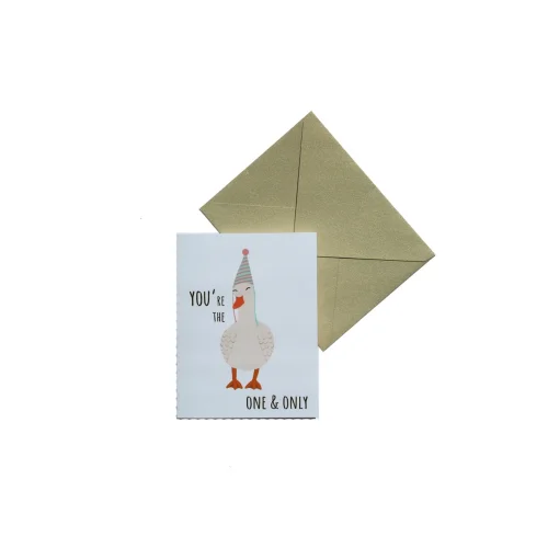 30 Kağıt İşleri - You're One & Only Greeting Card