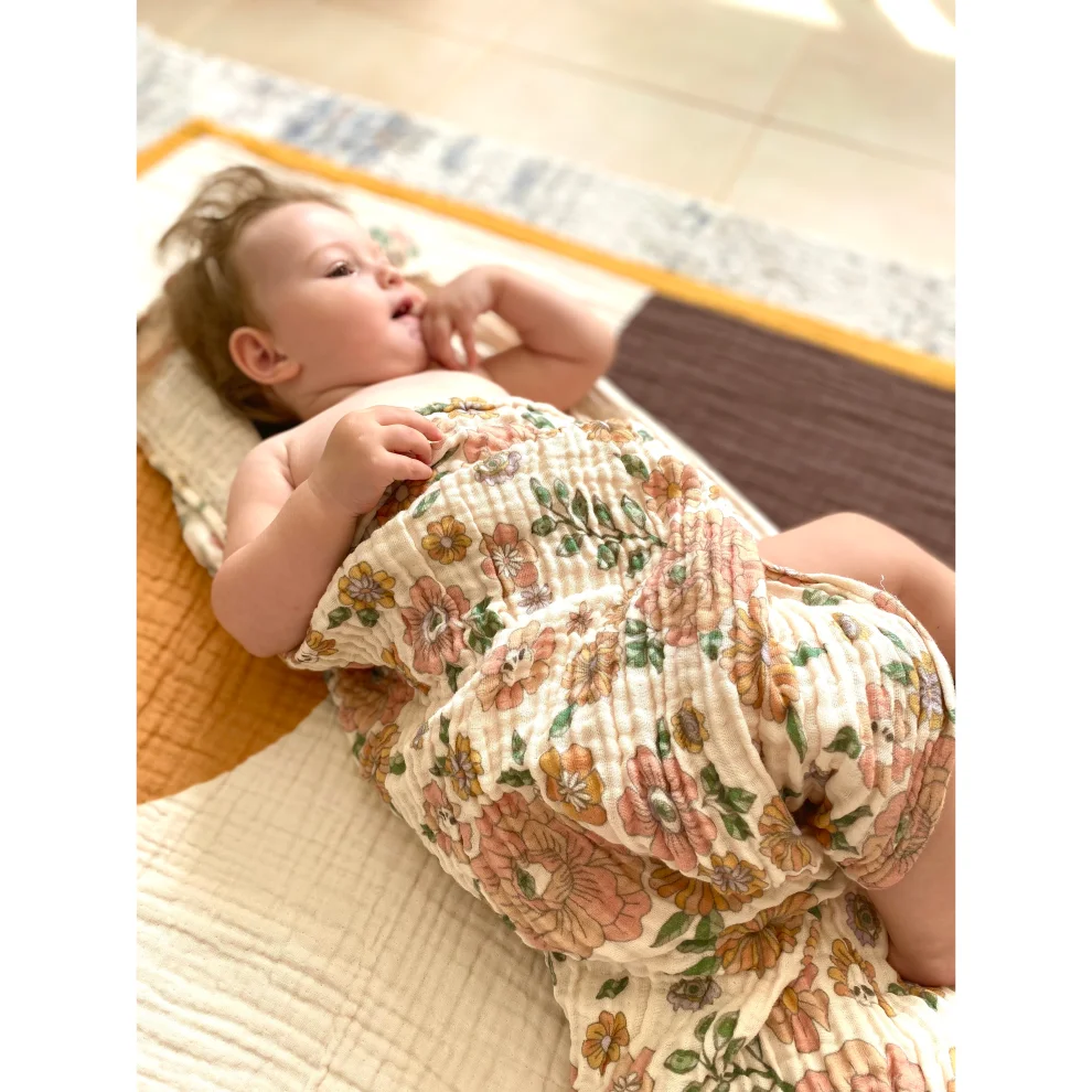 Magical Moly - Organic Boho Skull Muslin Swaddle