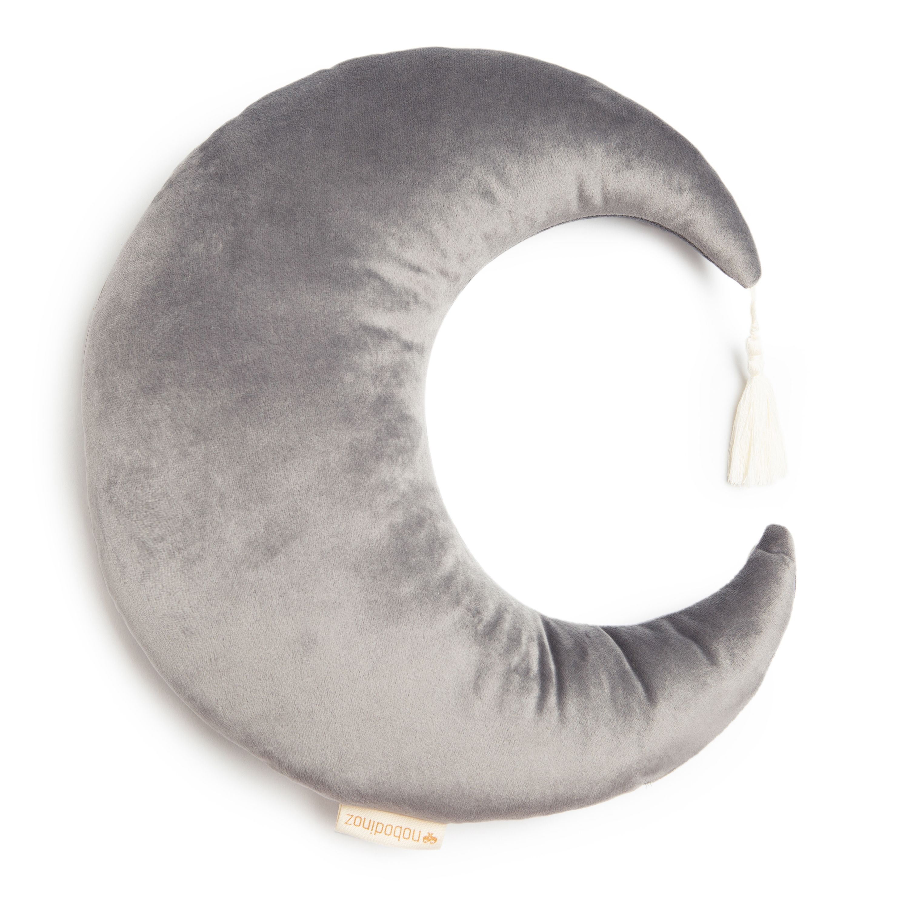 Pierrot Moon, Slate Gray Pillow