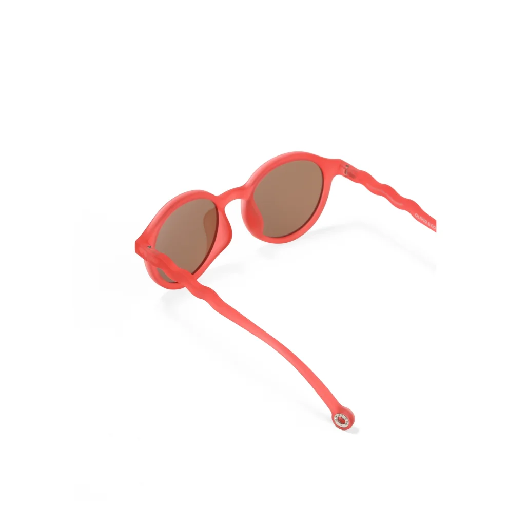OLIVIO&CO - Begonia Red Unisex Sunglasses