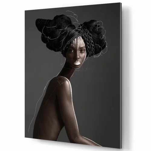 Lovinart - Colombian Black Girl Portrait I By Efren Isaza Baskı