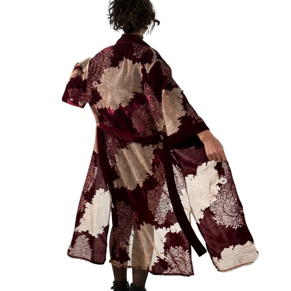 Postbohem - Kadife Vino Kimono