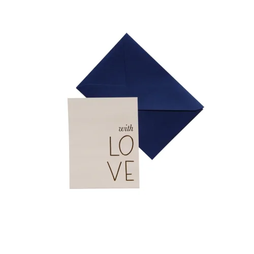 30 Kağıt İşleri - With Love Greeting Card