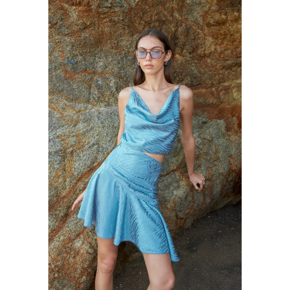 Erimos - Aquamarine Elbise