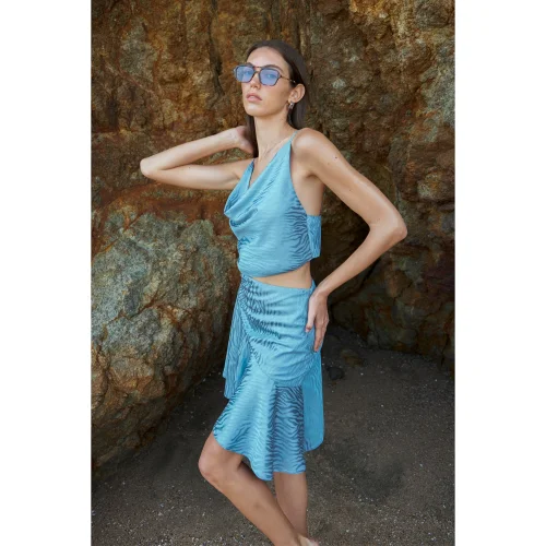Erimos - Aquamarine Elbise