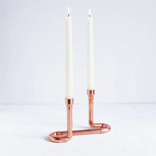 CC Copper Design - Tamassos - Copper Candle Holder
