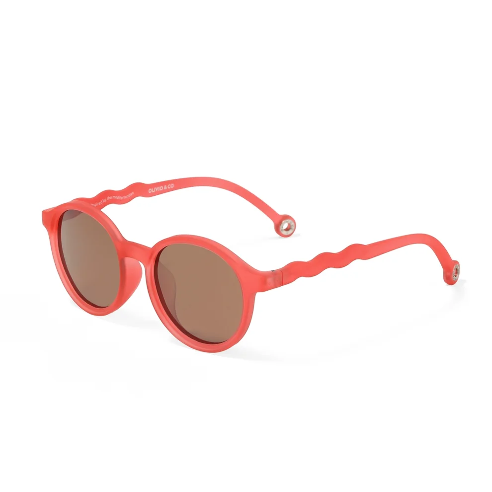 OLIVIO&CO - Begonia Red Unisex Sunglasses