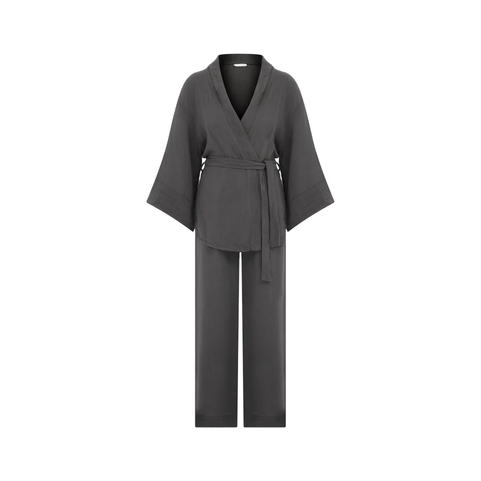 Postbohem - Muslin Kimono Pants Set