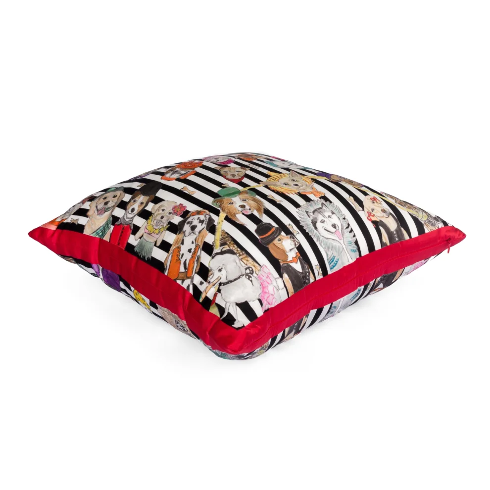 Un Poco - Woof Woof Baby Silk Cushion