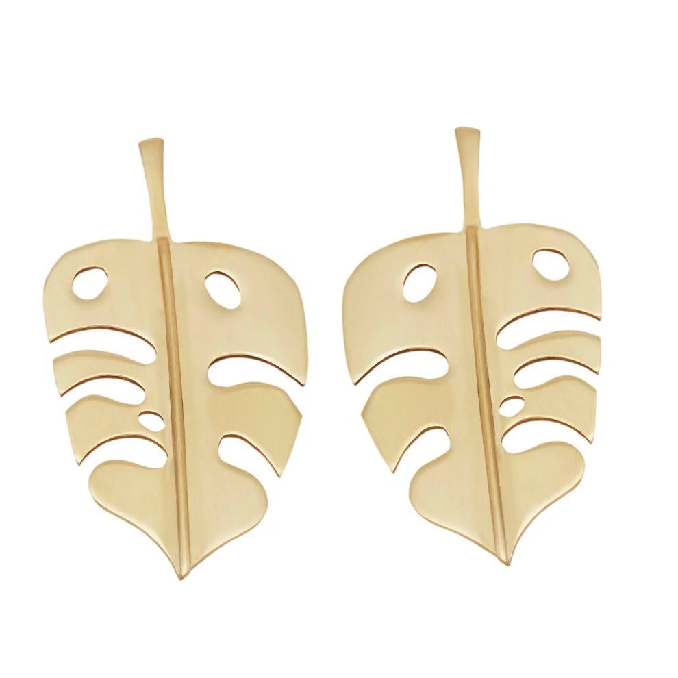 Zeworks - Monstera Earrings