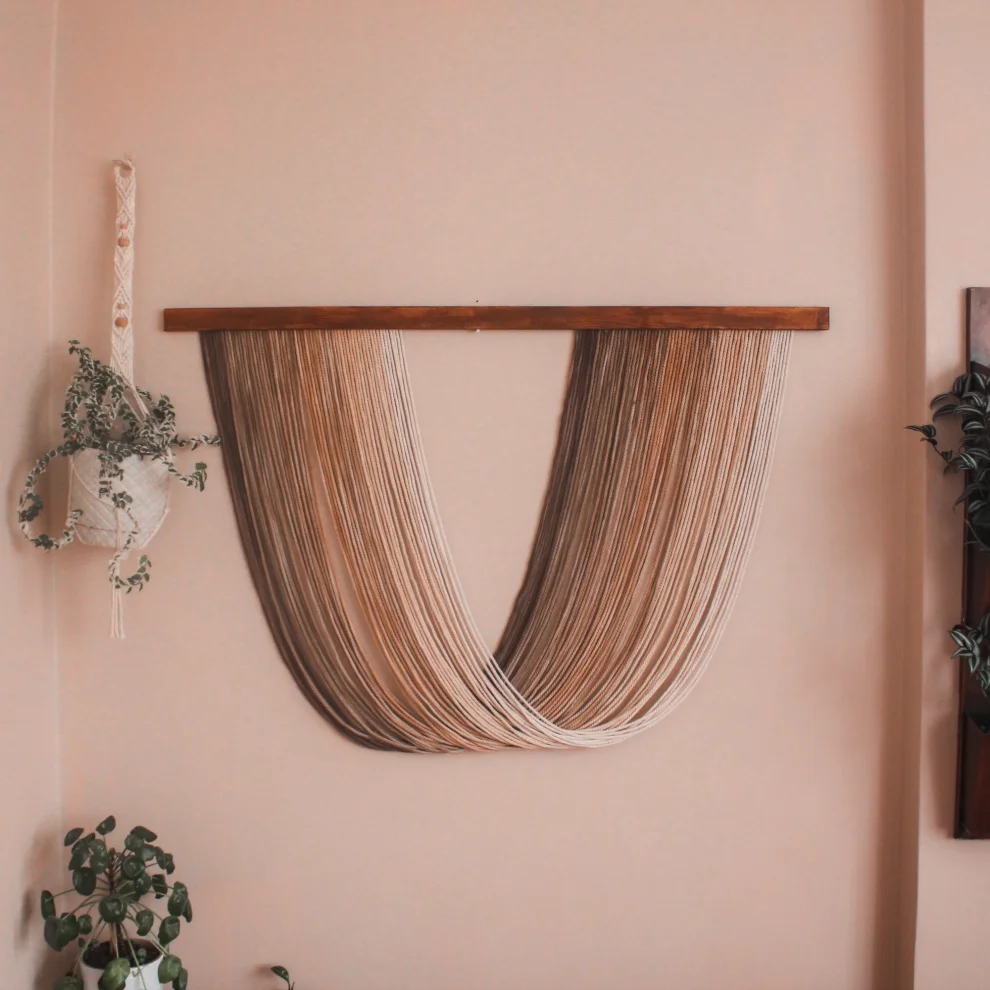 MiaMaru - Soft Macrame Dip Dye Wall Art