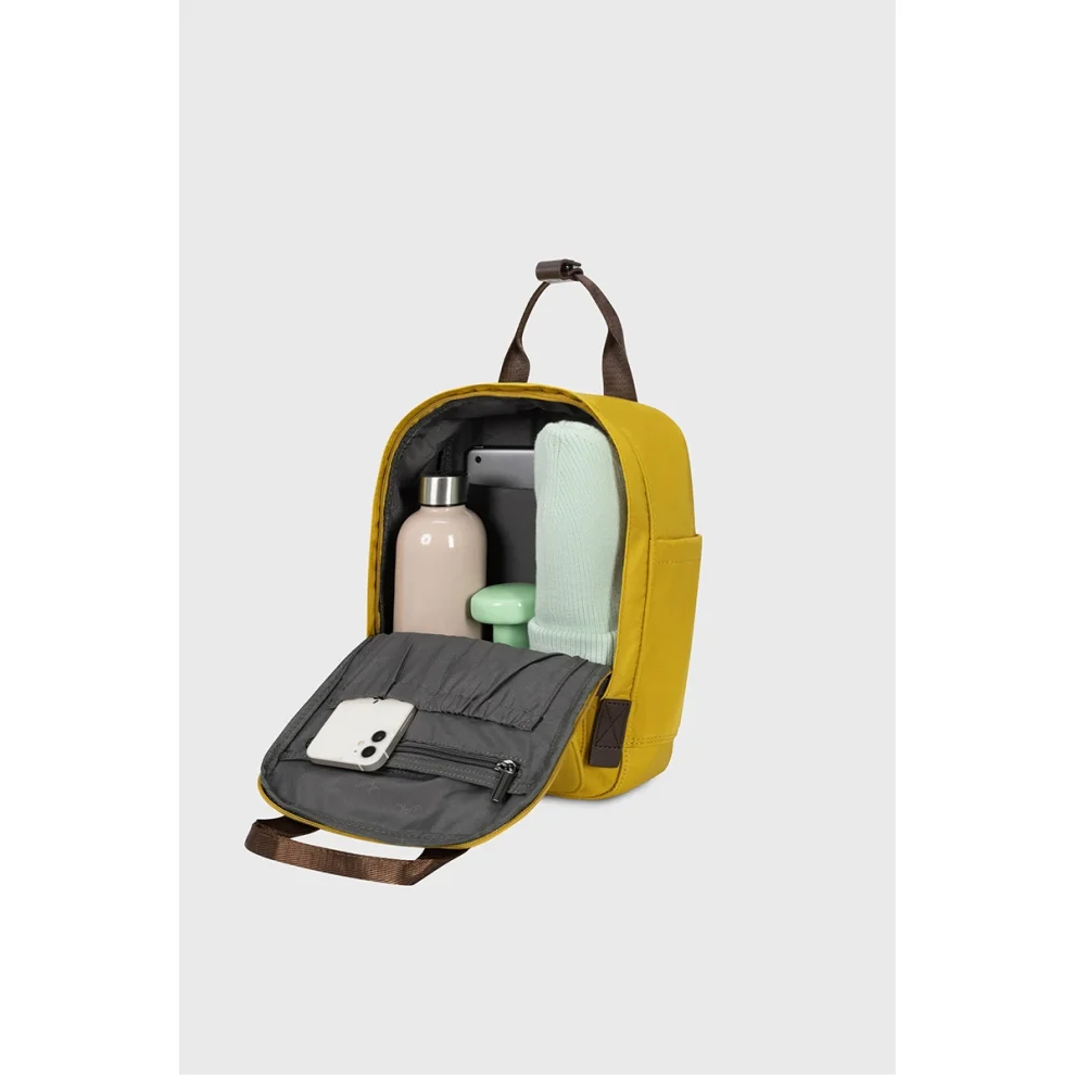 Nordbron - Lucerne Mini 10 İnç Tablet Bölmeli Ayarlanabilir Askılı İç/dış Fermuarlı Sırt Çantası