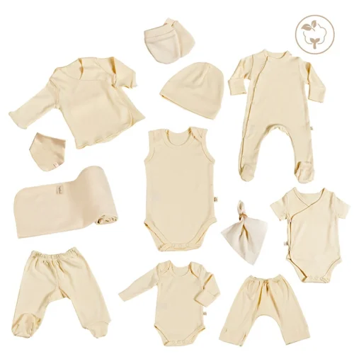 Tiny Lamb - Natural Organik Yenidoğan Set 12 Parça