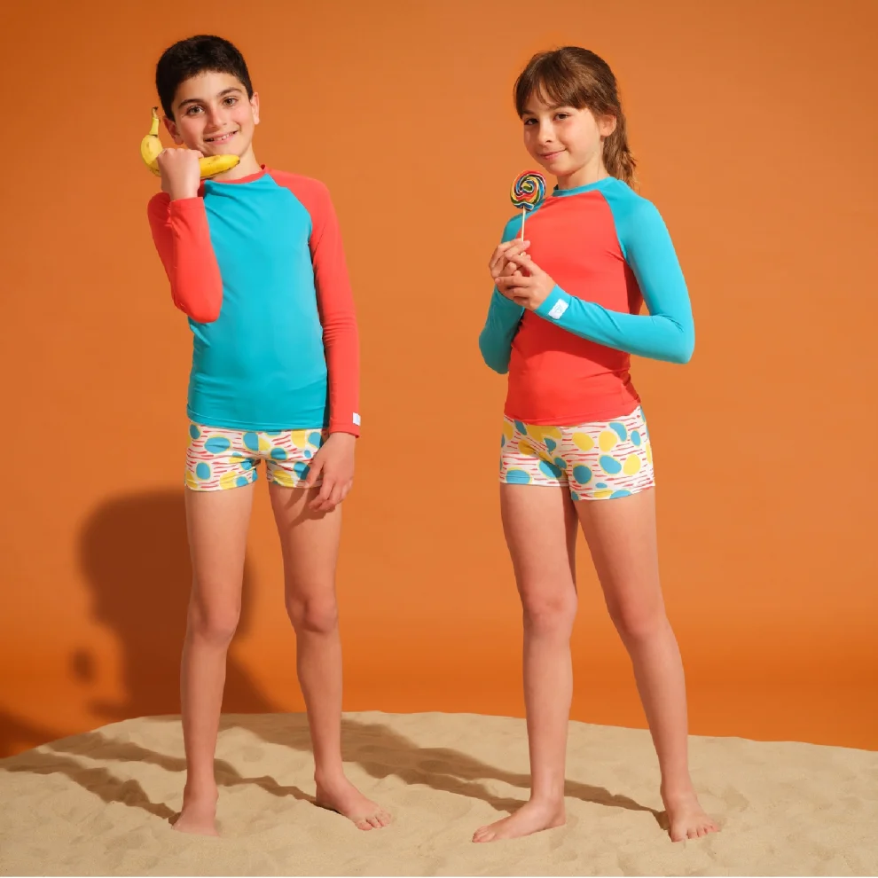 Lo Easywear - Retro Unisex Boxer Swimwear