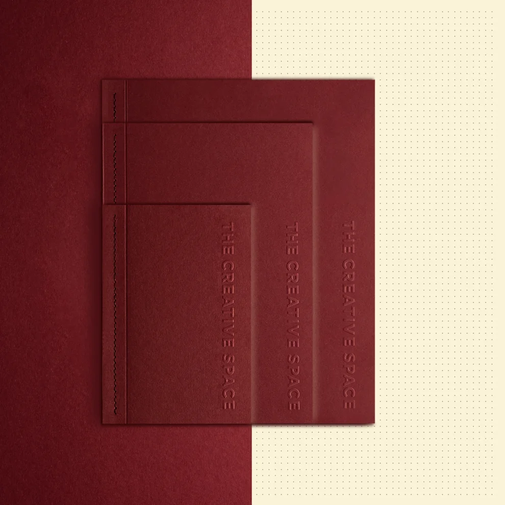Vava Paper Co - The Creative Space Antique Ruby Defter Seti