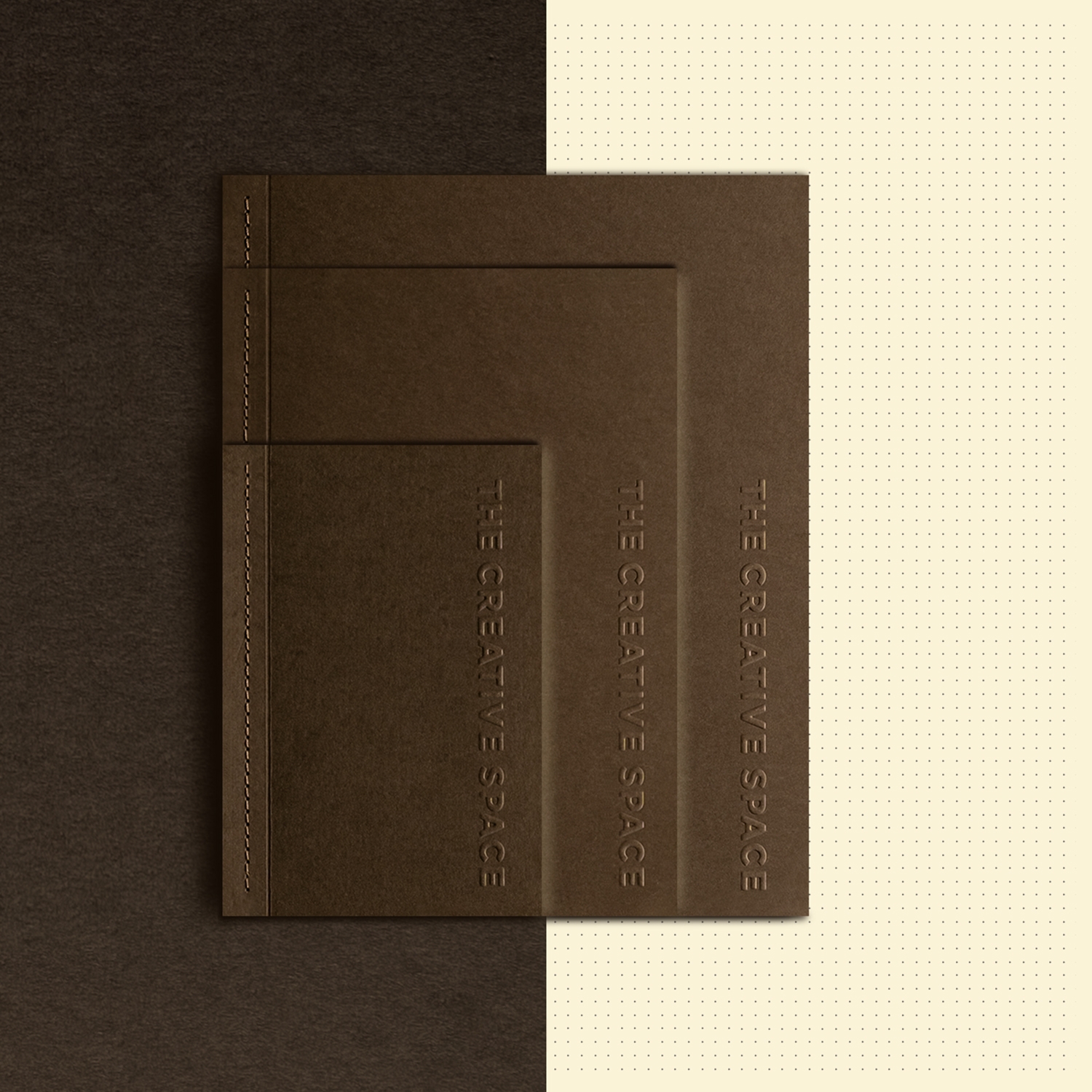 The Creative Space Cafe Noir Defter Seti