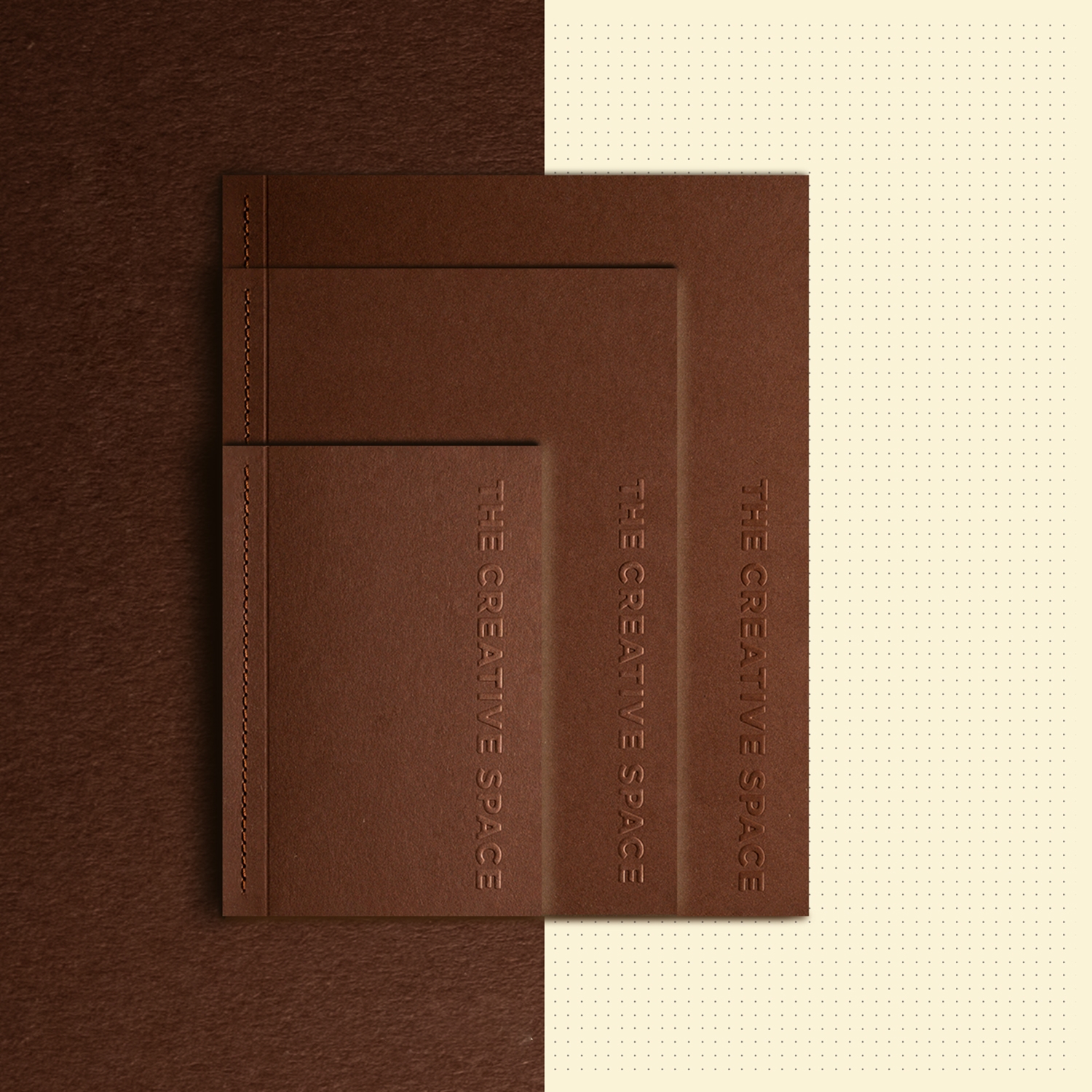 The Creative Space Smoky Chocolate Notebook Set