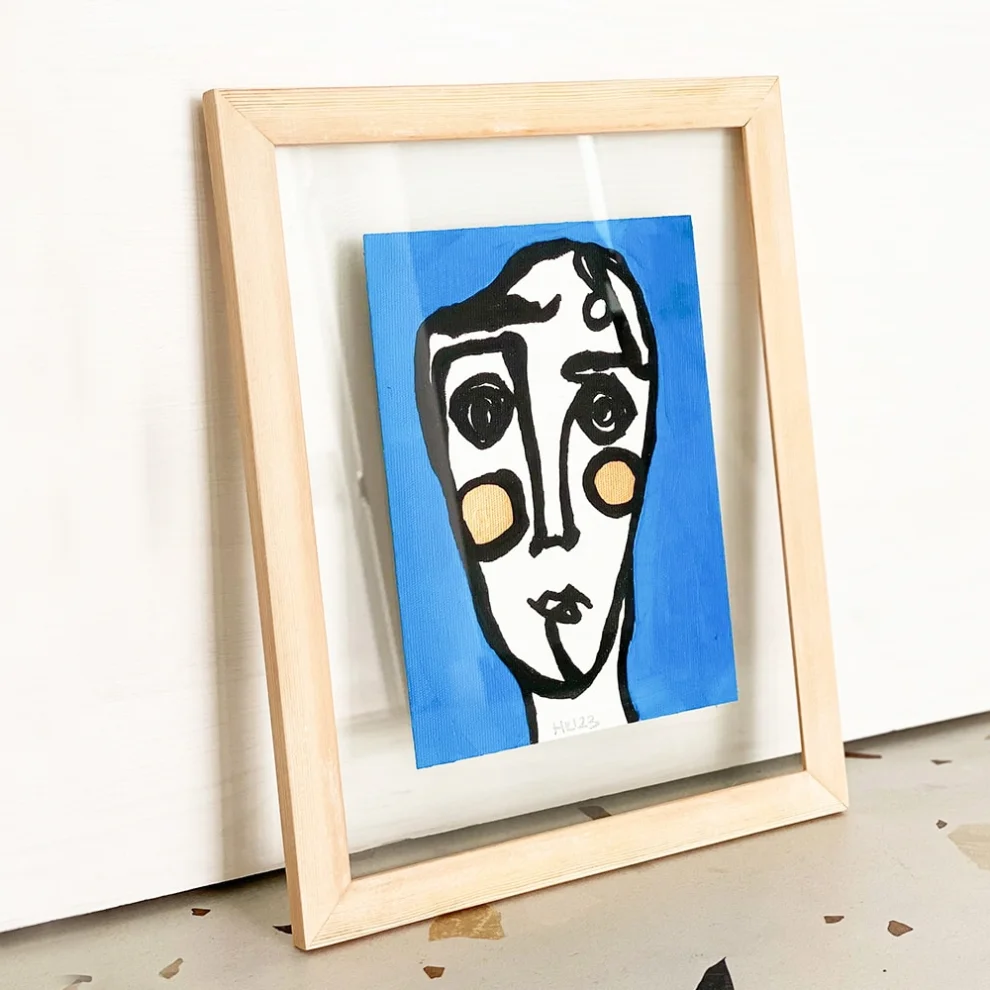 Diy and Green Framed Art Work 01 hipicon