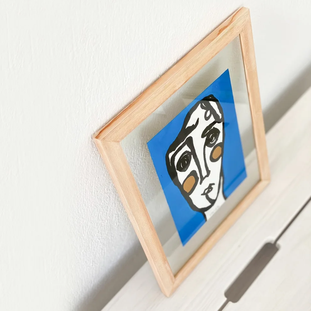 Diy and Green Framed Art Work 01 hipicon