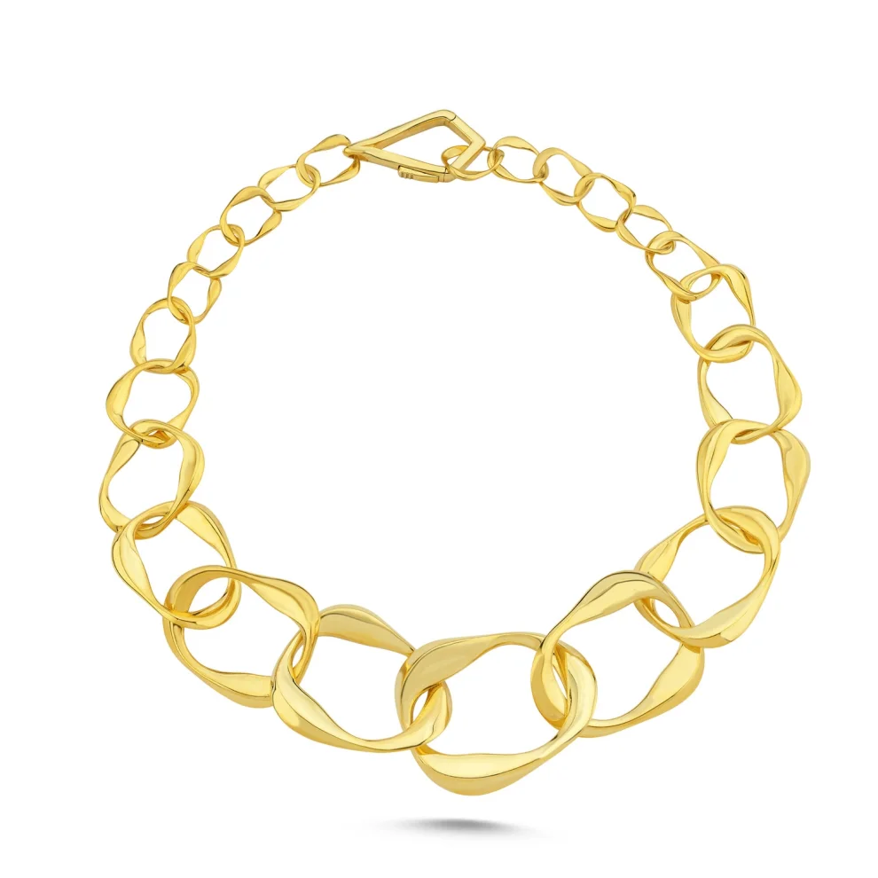 Mishka Jewelry - Aura Vermeil Chain Necklace