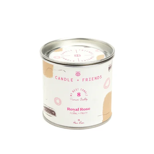 Candle and Friends - No.8 Royal Rose Tin Candle